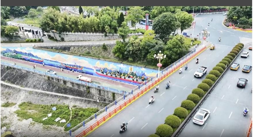 点赞！十天交出“最美”答卷——艺术学院助力“一江两岸”城市美化 工程圆满收官